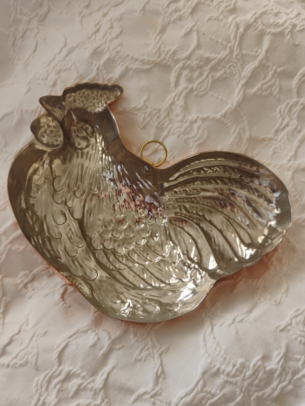 Copper-Tone Hen Wall Accent Decorative Mold - Picture 3 of 3